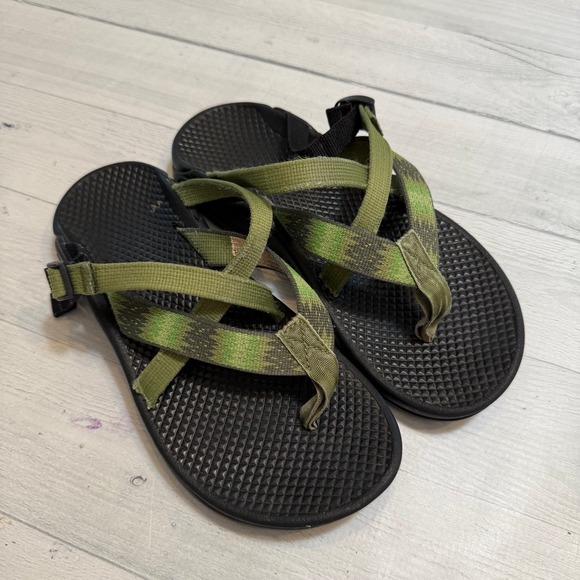 Chaco Zong EcoTread Sport‎ Sandals Shoes Womens 5 Green - Picture 1 of 10